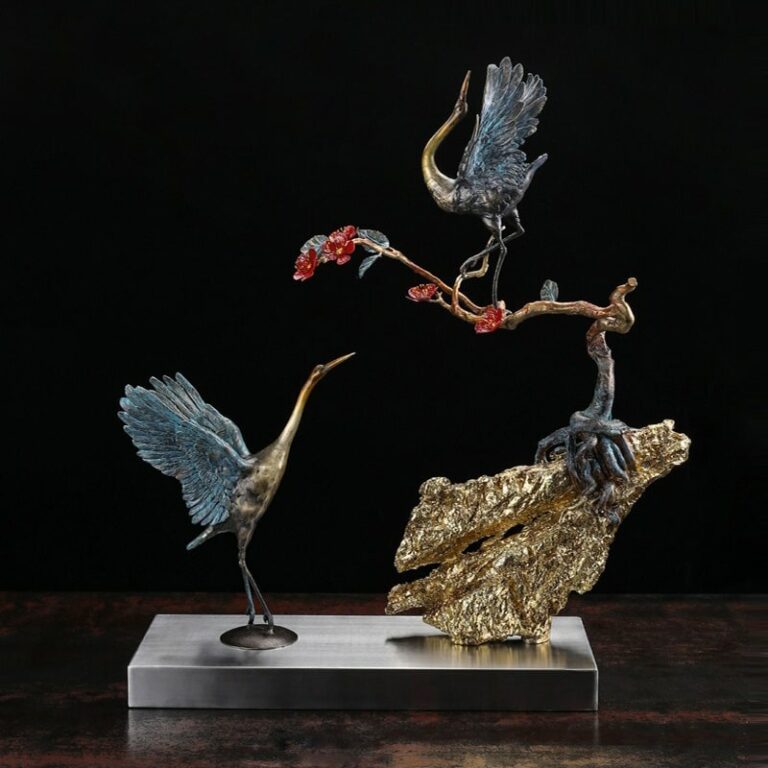 hac-uyen-uong-bang-dong-3 Hạc uyên ương bằng đồng cao cấp