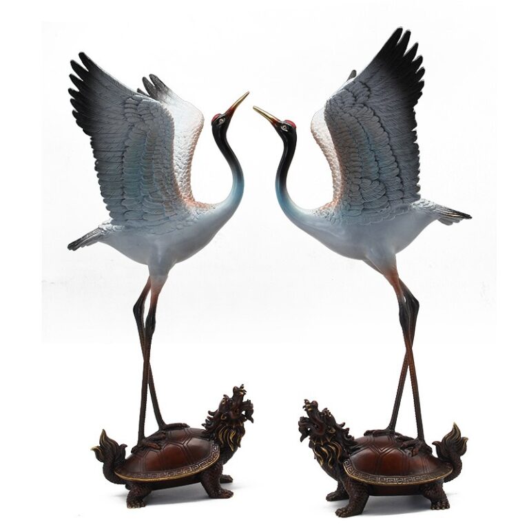 cap-hac-tren-lung-rua-bang-dong-1 Cặp hạc tiên bằng đồng cao cấp đẹp