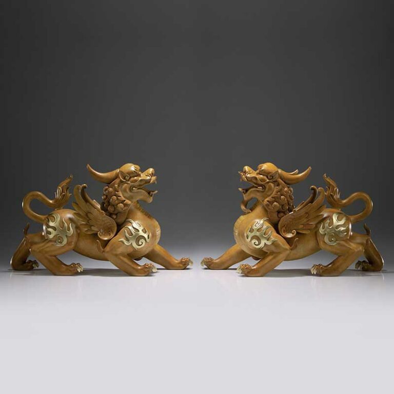 Tượng tỳ hưu thiên lộc và tịch tà bằng đồng cỡ đại Tượng tỳ hưu thiên lộc và tịch tà bằng đồng cỡ đại