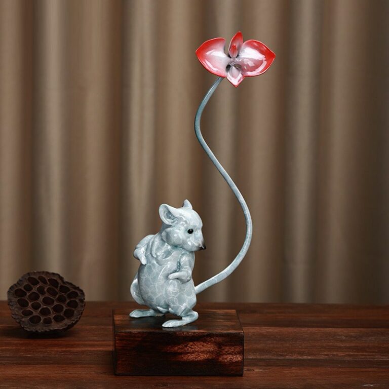 tuong-chuot-may-man-1 Tượng chuột may mắn để bàn đẹp