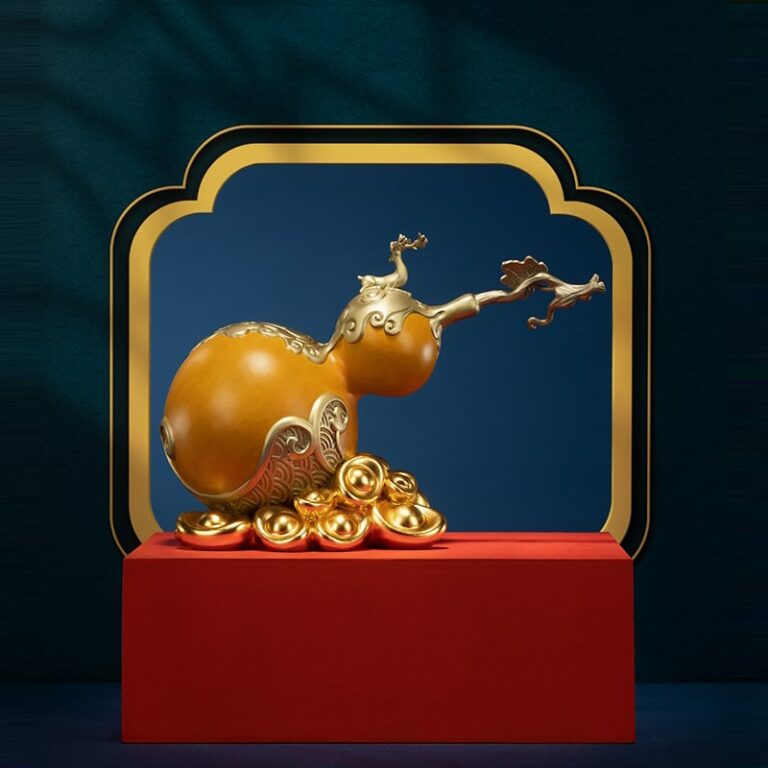 tuong-ho-lo-kim-tien-13 Tượng Hồ Lô kim tiền bằng đồng