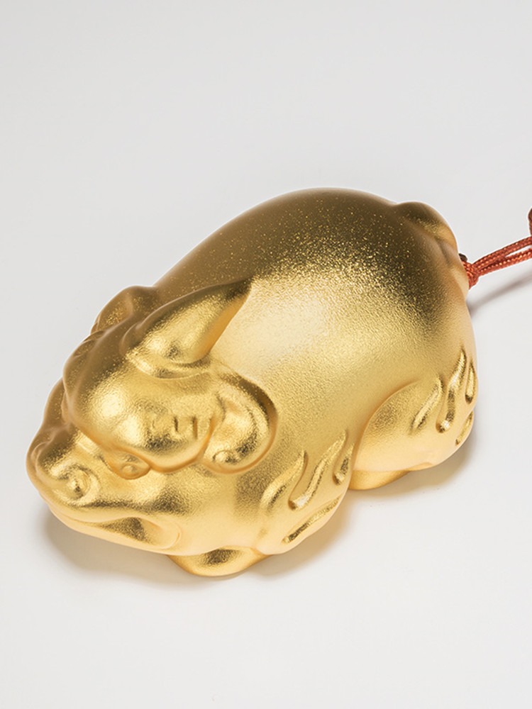 Tượng Tỳ Hưu một sừng mạ vàng 24K