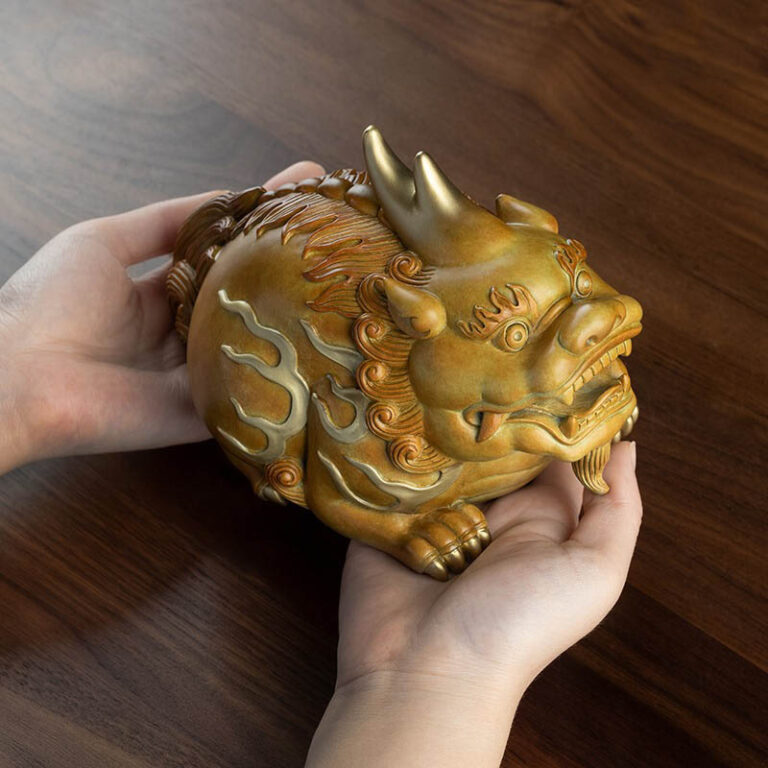 ty-huu-de-ban-lam-viec-dep- Tượng tỳ hưu thiên lộc bằng đồng mẫu để bàn làm việc