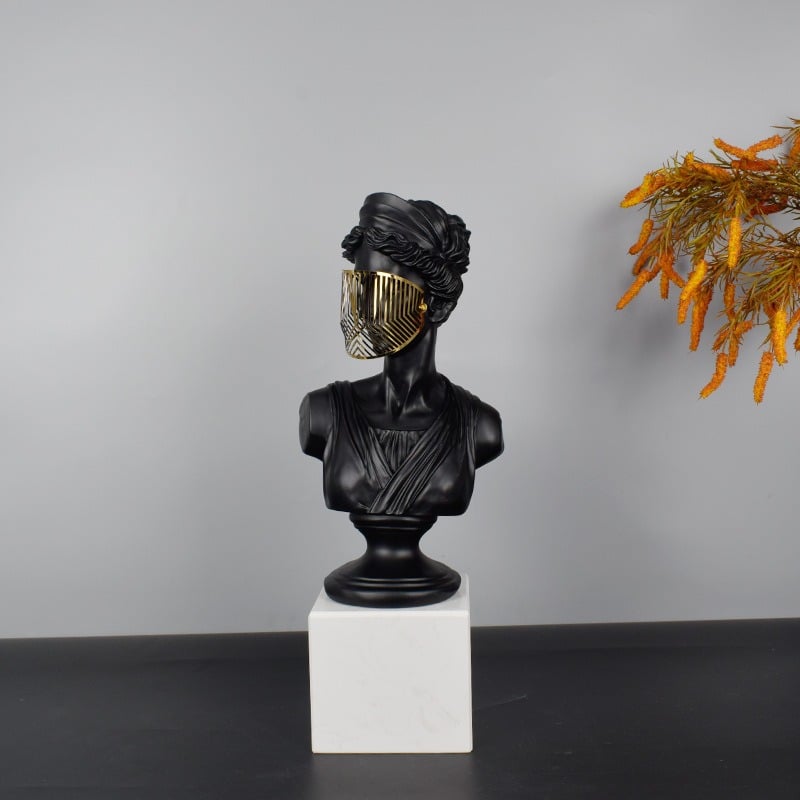 tuong co gai Tượng cô gái phong cách tân cổ điển trang trí