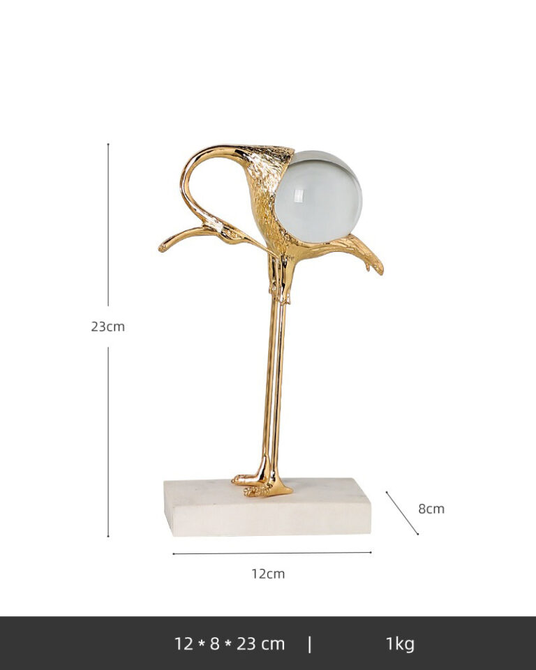 tuong-con-hac-1 Chim hạc quả cầu pha lê sang trọng