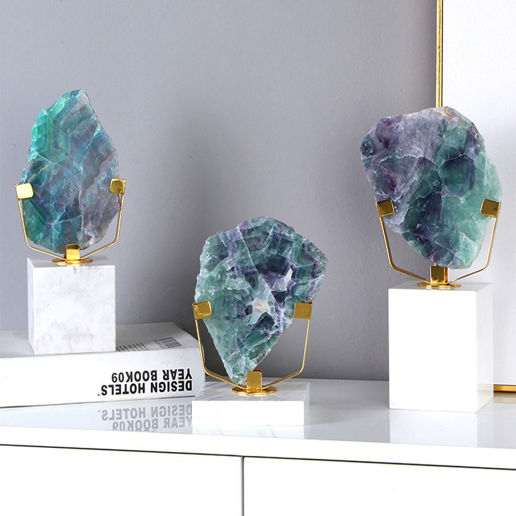 bo da thach anh 3 Bộ ba đá trang trí phòng khách CD81