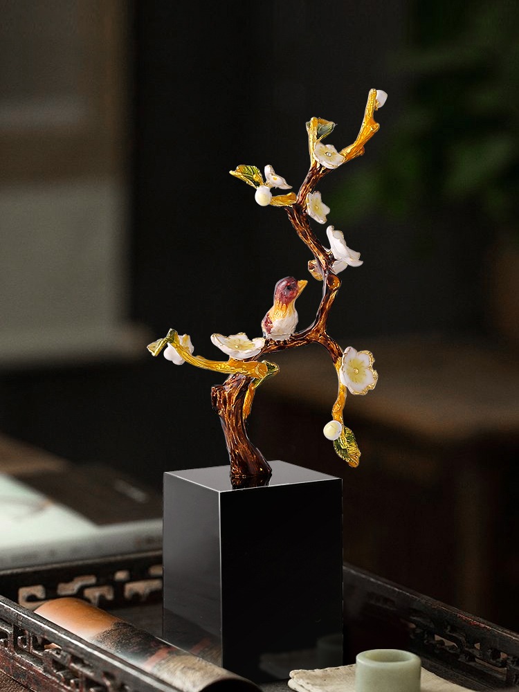 canh hoa trang tri 3 Cành hoa mẫu đơn để bàn CD193