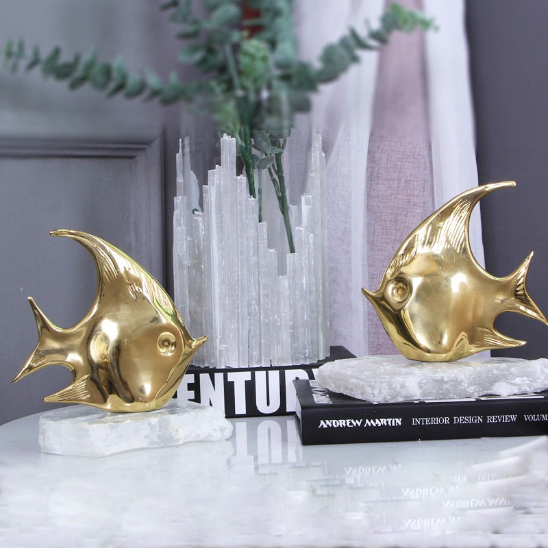 cap ca bang dong 2 Cặp cá vàng trang trí nghệ thuật CD72