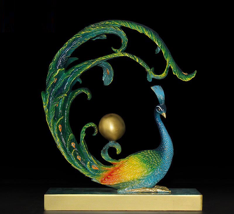 cap cong trang tri 3 Cặp chim công CD04