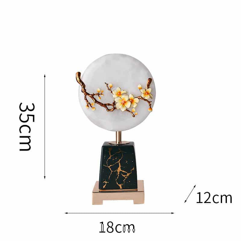 decor hoa-tren-da 5 Mô hình hoa mai đồng điếu xinh xắn CD175