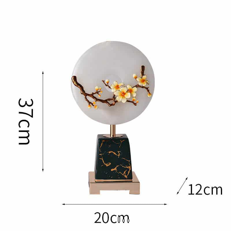 decor hoa-tren-da 6 Mô hình hoa mai đồng điếu xinh xắn CD175