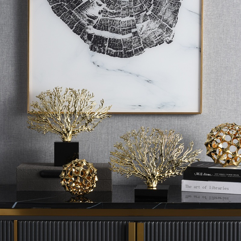 Cây san hô kim loại trang trí nhà đẹp mắt CD184 Cây san hô kim loại trang trí nhà đẹp mắt CD184