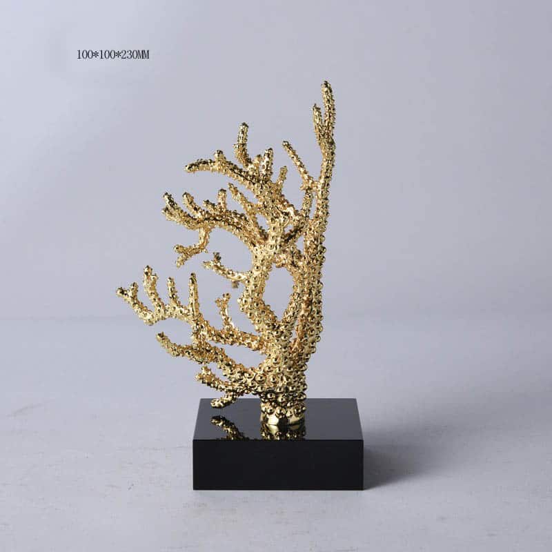 do trang tri mo hinh san ho dep Cây san hô vàng trang trí nhà CD185