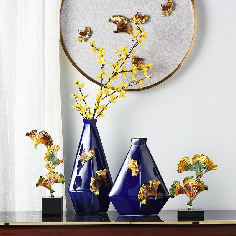 Lá bạch quả nghệ thuật trang trí phòng CD195