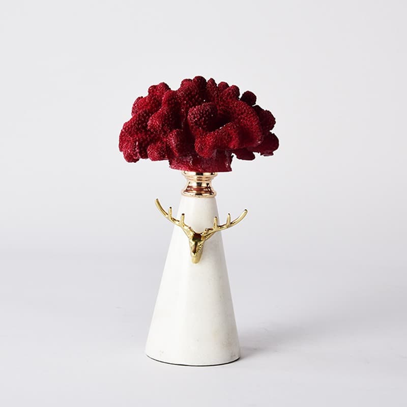 do trang tri nghe thuat san ho do San hô đỏ trang trí phòng khách mới lạ CD196