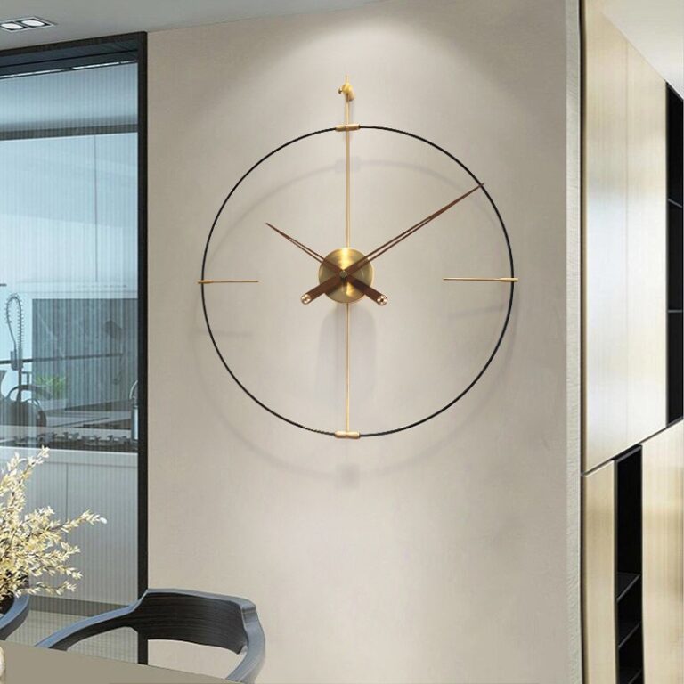 Mẫu đồng hồ treo tường tối giản đẹp sang trọng CD912