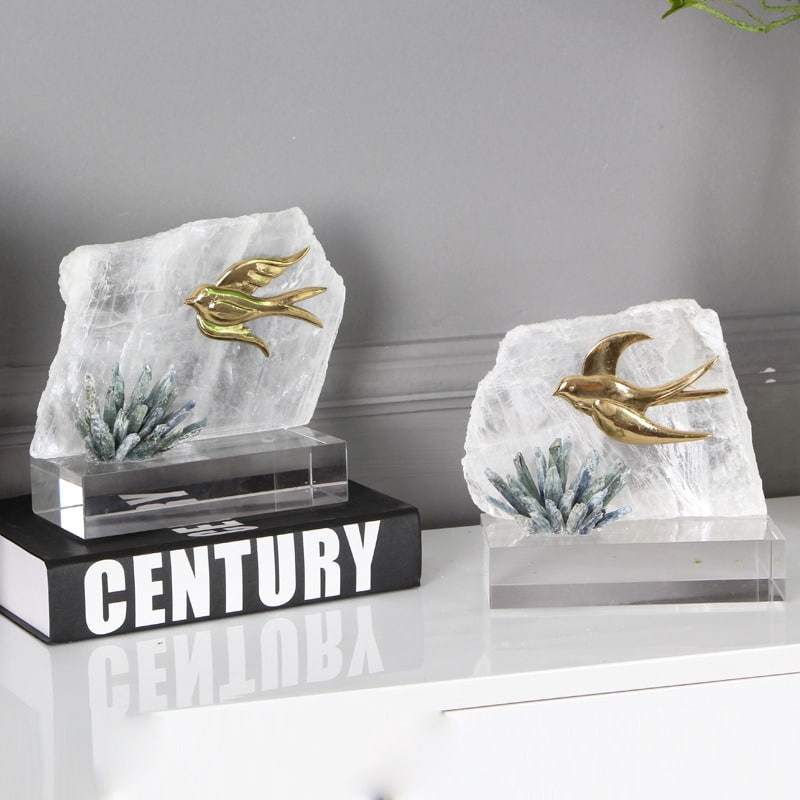 hoa pha le trang tri noi that 3 Mô hình chim én mùa xuân CD73