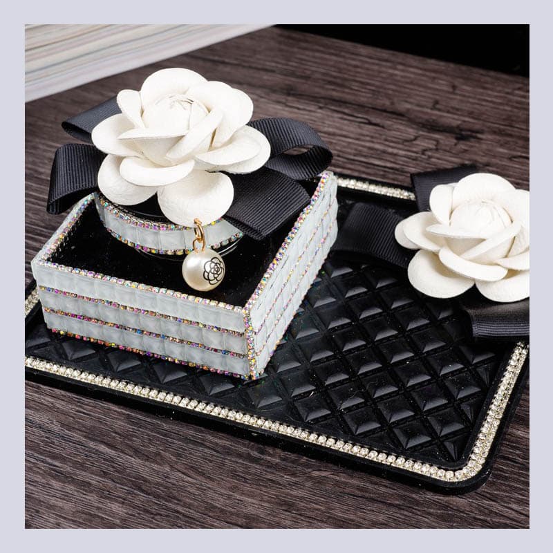 Hộp nước hoa, hoa trà Camelia CD655