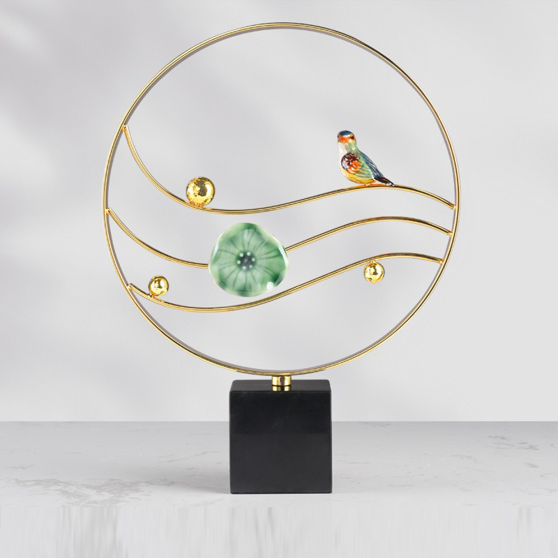 mo-hinh-chim-va-hoa-sen-trang-tri-4 Mô hình chim và hoa sen trang trí