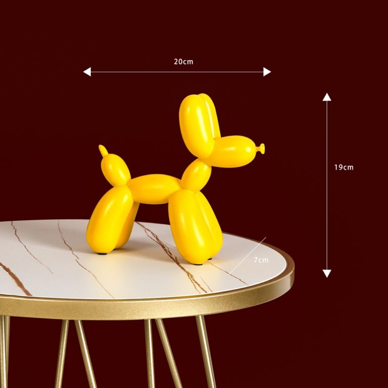 mo-hinh-con-cho-bong-bong-3 (3) Mô hình con chó trang trí kệ Tivi CD3004