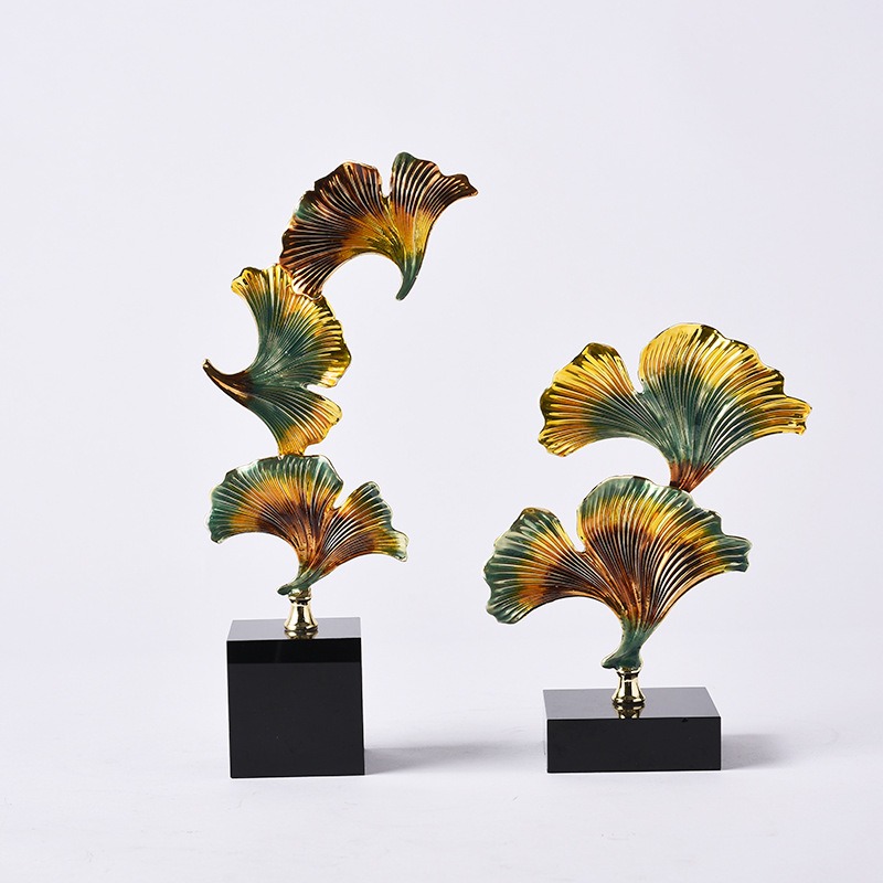 mo hinh trang tri la bach qua Lá bạch quả nghệ thuật trang trí phòng CD195