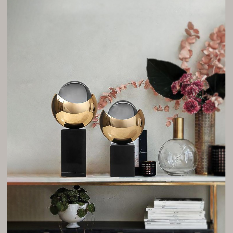 Quả cầu pha lê trong suốt để kệ tivi CD197 Quả cầu pha lê trong suốt để kệ tivi CD197