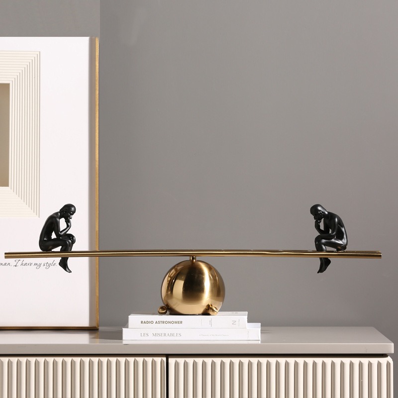 Mô hình thang bằng trang tri kệ tivi CD54