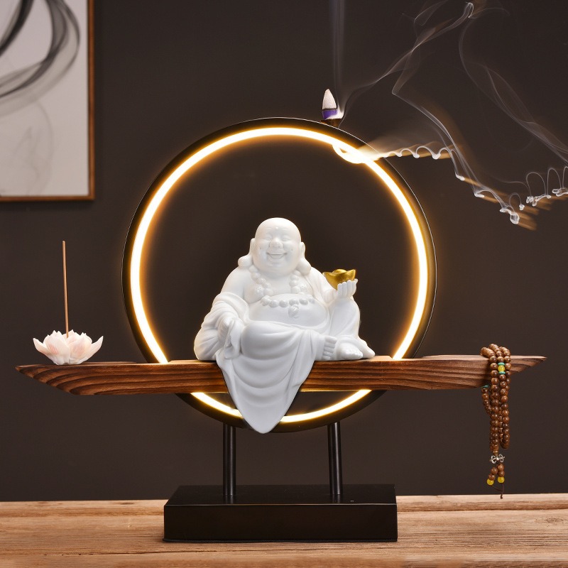 Thác khói trầm hương phật Di Lặc CD2015