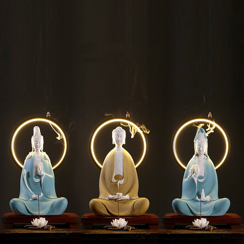 Thác khói trầm hương Phật cao cấp CD2031