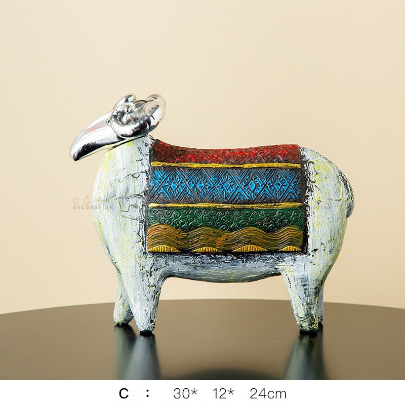 tuong-con-de-vintage-7 Tượng con dê phong cách Vintage CD467