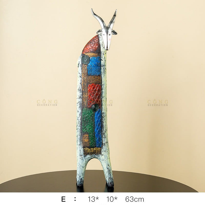 tuong-con-de-vintage-9 Tượng con dê phong cách Vintage CD467