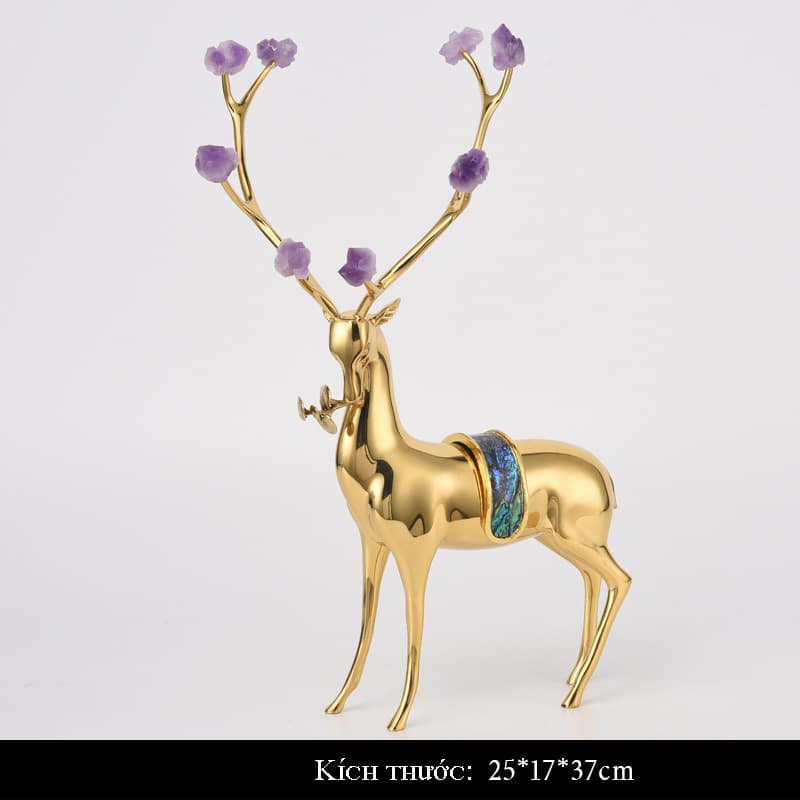 tuong-huou-nghe-thuat-bang-dong-3 Tượng hươu nghệ thuật bằng đồng CD984