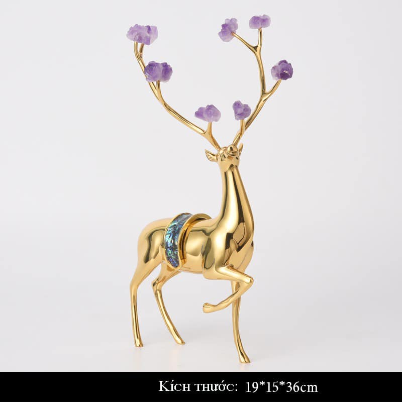 tuong-huou-nghe-thuat-bang-dong-4 Tượng hươu nghệ thuật bằng đồng CD984