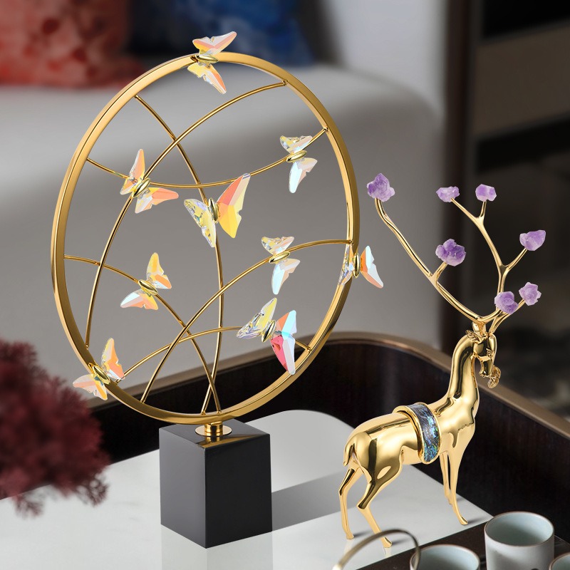 tuong-huou-nghe-thuat-bang-dong-6 Tượng hươu nghệ thuật bằng đồng CD984