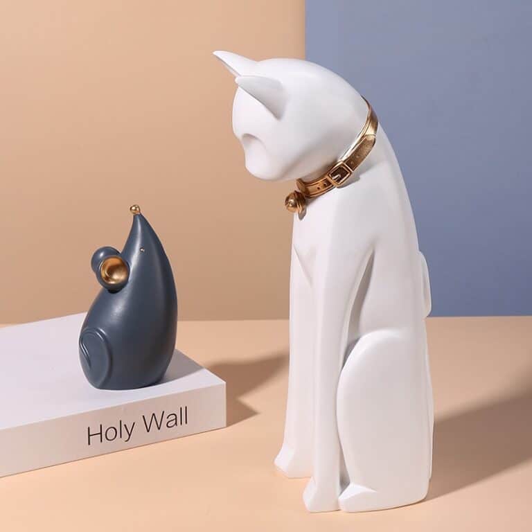 tuong-meo-va-chuot0 Tượng mèo và chuột để bàn CD3008