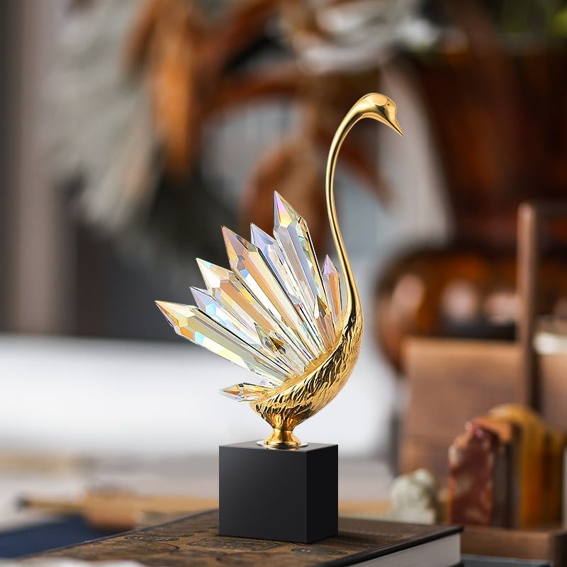 tuong-thien-nga-gan-pha-le-1 Tượng thiên nga gắn pha lê đẹp CD970