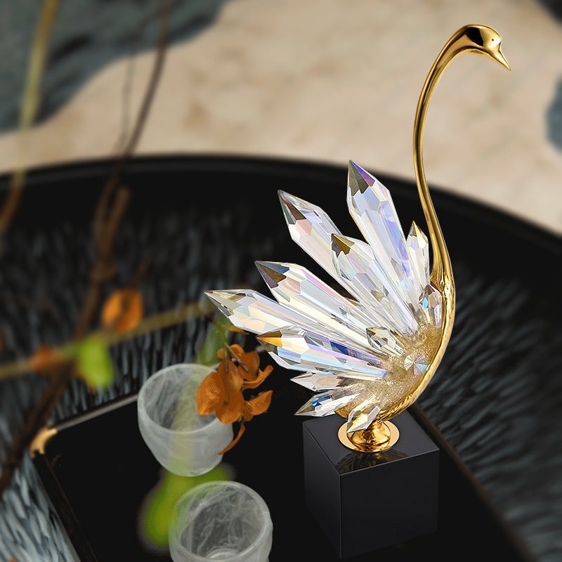 tuong-thien-nga-gan-pha-le-3 Tượng thiên nga gắn pha lê đẹp CD970