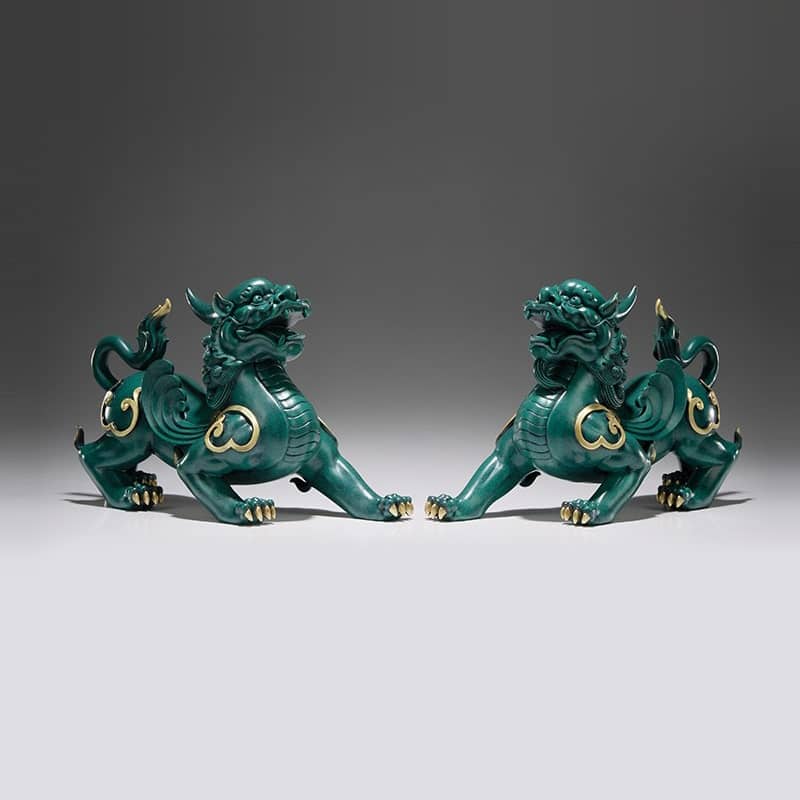 Tượng Tỳ Hưu bằng đồng CD859