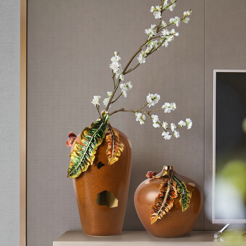 Bình Cắm Hoa Bằng Gốm Phong Cách Vintage