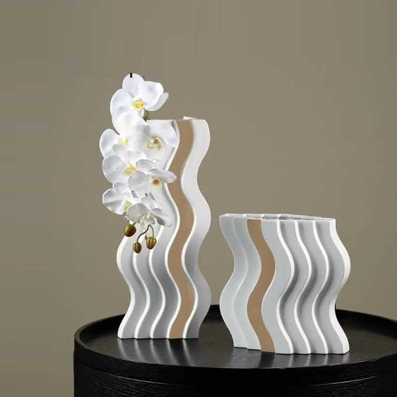 Bình Cắm Hoa Hình Lượn Sóng