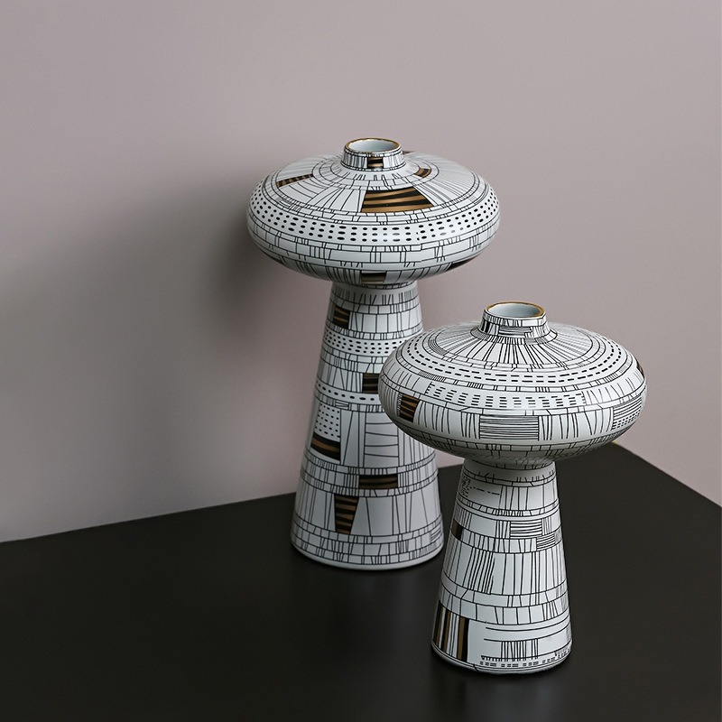 Bình Gốm Trang Trí Cắm Hoa Khô