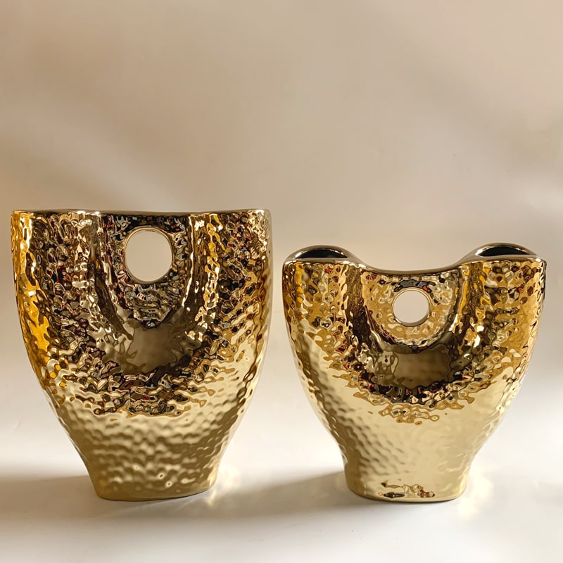 Bình Hoa Hình Học Hai Miệng Mới Lạ