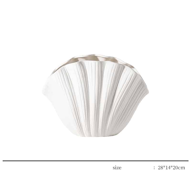 binh-hoa-trang-tri-hinh-vo-so-1 Bình Hoa Vỏ Sò Thanh Lịch