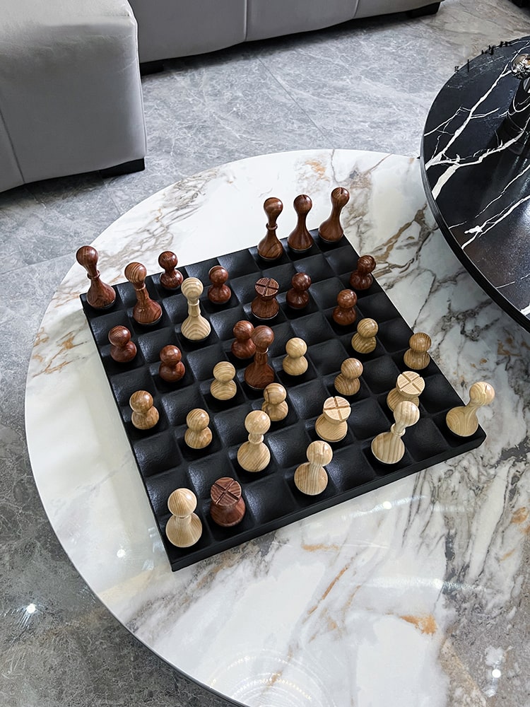 Bộ Bàn Cờ Gỗ Nghệ Thuật