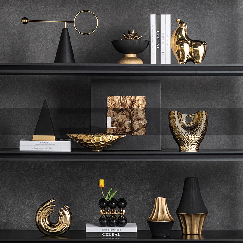 Bộ Decor trang trí kệ tủ sang trọng