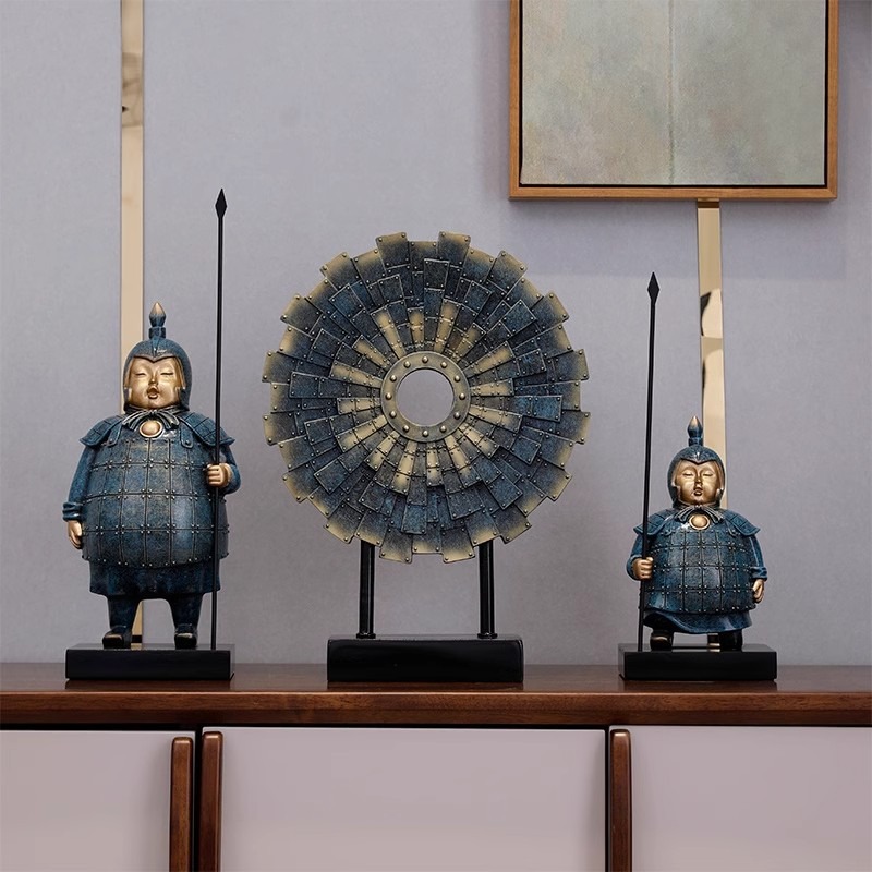 bo-tuong-linh-gac-va-chien-ma-5 Bộ Tượng Lính Gác Và Chiến Mã Phong Cách Cổ Điển