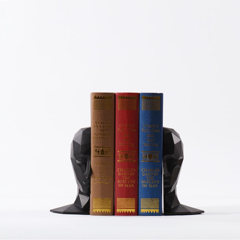 chan-sach-nghe-thuat-hinh-dau-nguoi-4 Chặn Sách Hình Đầu Người Sáng Tạo