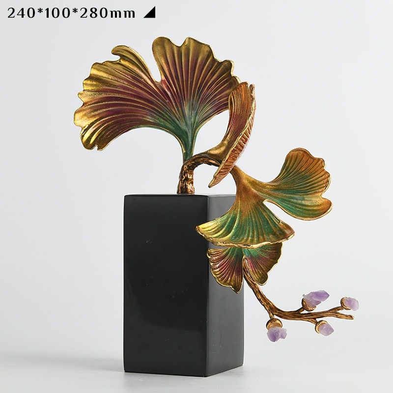 do-trang-tri-la-bach-qua-trang-men-5 Tượng Lá Bạch Quả Nghệ Thuật Sắc Màu