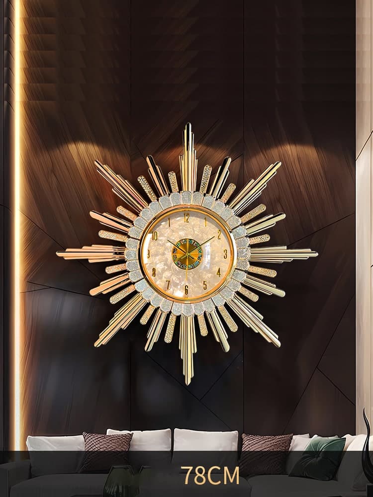 dong-ho-kham-trai-min Đồng Hồ Treo Tường Ánh Sao Khảm Trai