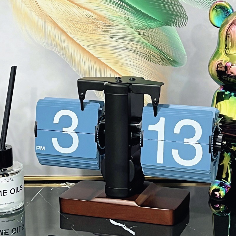 dong-ho-lat-vintage-12 (1) Đồng Hồ Lật Vintage Độc Đáo